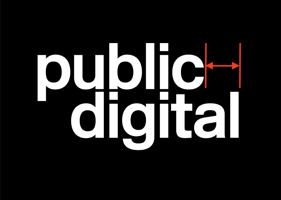 Public digital modified logo